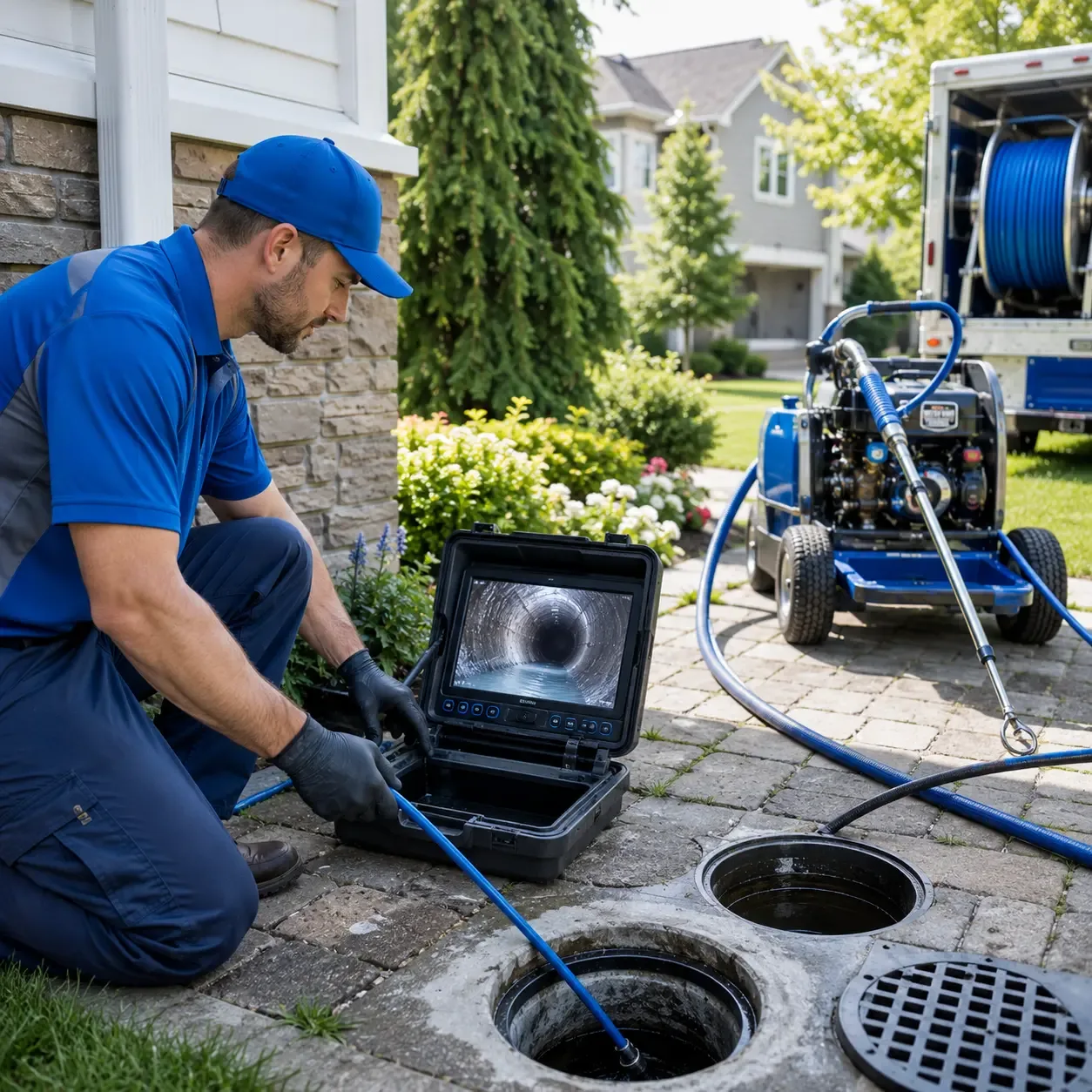 Outdoor drain cleaning professionals serving Honoraville, AL