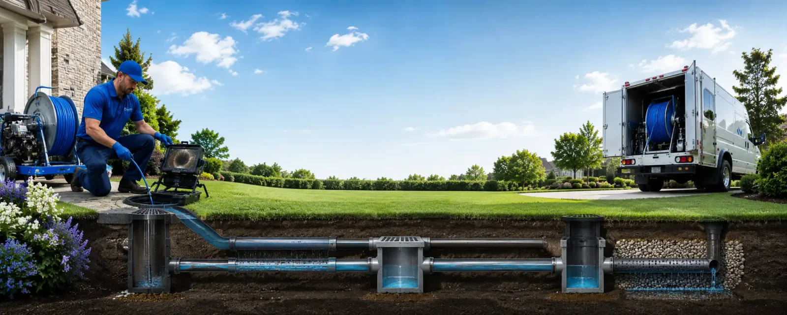Outdoor drain cleaning information for Honoraville, AL